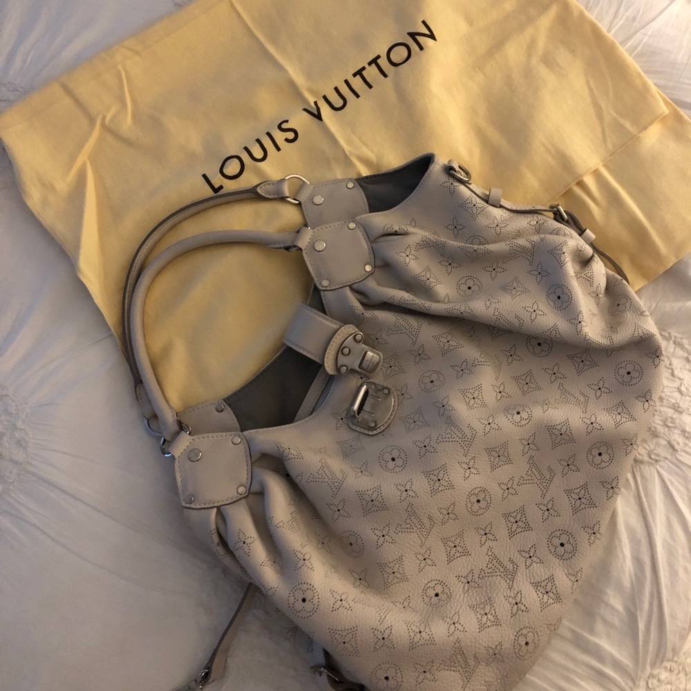 Louis Vuitton monogram perforated leather